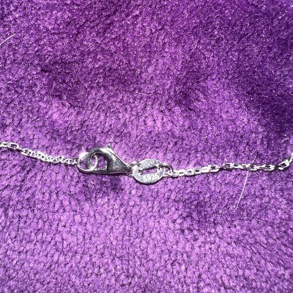 176- Jeulia Brand Sterling silver and cubic zirconia necklace - Picture 3 of 5
